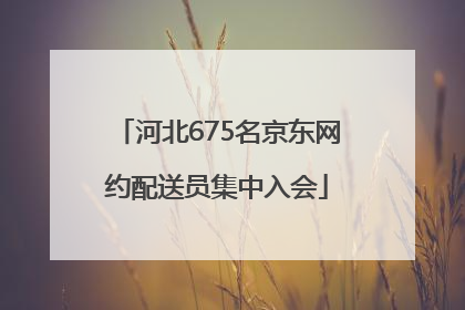 河北675名京东网约配送员集中入会
