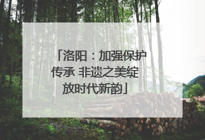 洛阳：加强保护传承 非遗之美绽放时代新韵