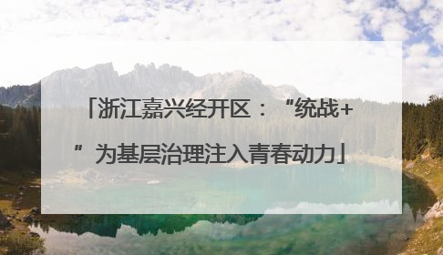 浙江嘉兴经开区：“统战+”为基层治理注入青春动力