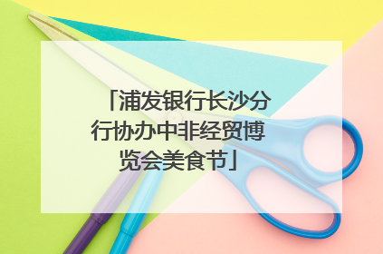 浦发银行长沙分行协办中非经贸博览会美食节