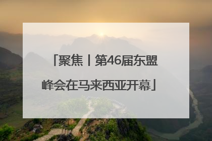 聚焦丨第46届东盟峰会在马来西亚开幕