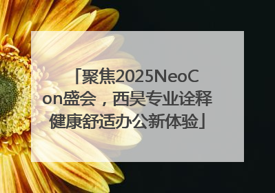 聚焦2025NeoCon盛会，西昊专业诠释健康舒适办公新体验