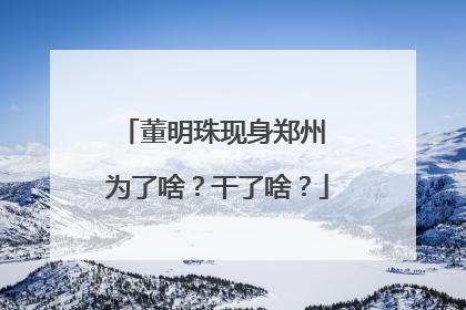 董明珠现身郑州 为了啥？干了啥？