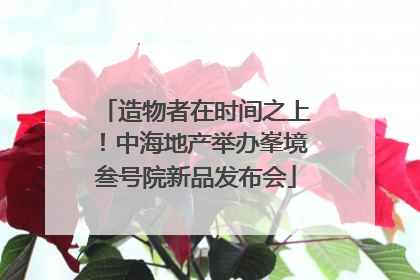 造物者在时间之上！中海地产举办峯境叁号院新品发布会