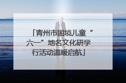 青州市困境儿童“六一”地名文化研学行活动温暖启航
