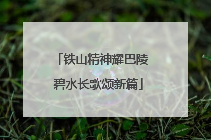 铁山精神耀巴陵 碧水长歌颂新篇