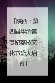 陕西：第四届华清宫贵妃荔枝文化节盛大启幕