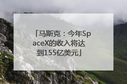 马斯克：今年SpaceX的收入将达到155亿美元