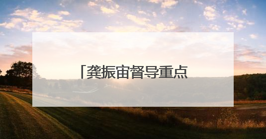 龚振宙督导重点项目推进工作