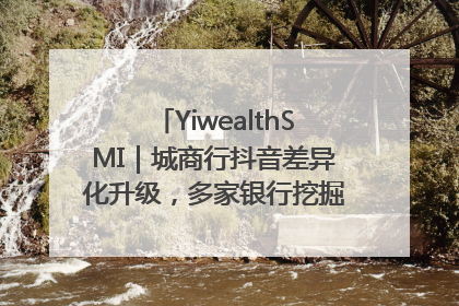 YiwealthSMI｜城商行抖音差异化升级，多家银行挖掘自身特色出圈！